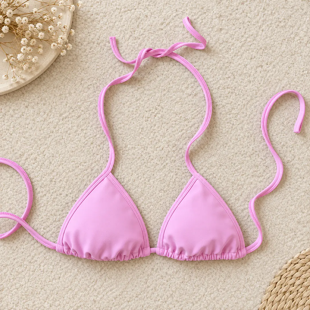 Bikini  MANDARINA  Rosado claro unicolor 4
