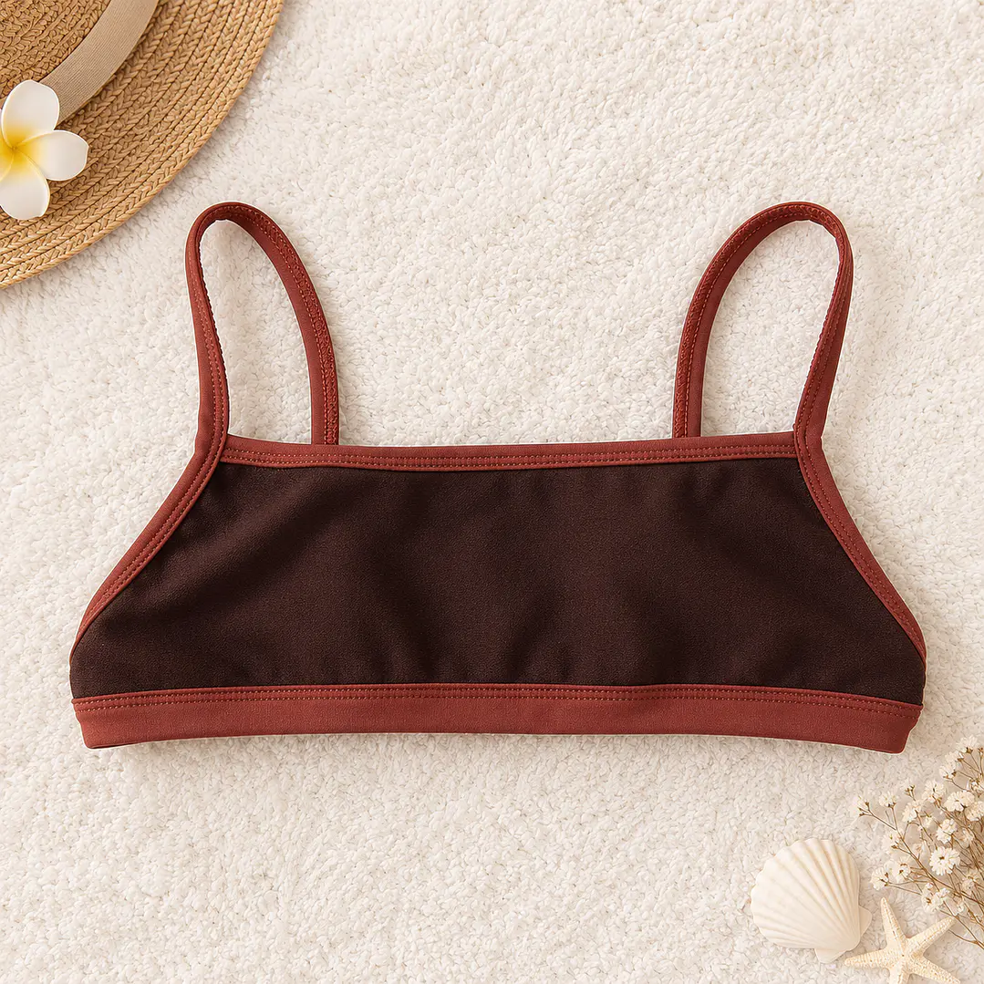 Bikini  ZOE Café y Terracota, bottoms  tipo colaless regulable 4