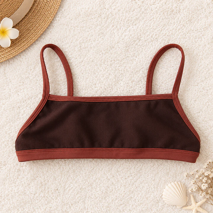 Bikini  ZOE Café y Terracota, bottoms  tipo colaless regulable 4