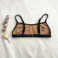 Bikini  ZOE Mostaza y Negro, bottoms  tipo colaless regulable - Miniatura 4