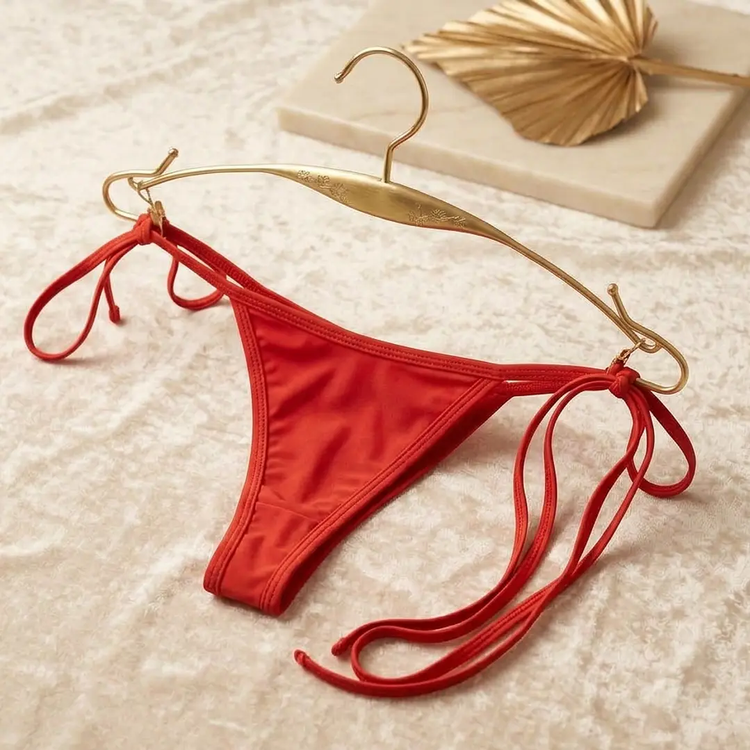 BOTTOM/PANTY modelo CAYENA semi colaless de amarres (en variados colore) 5