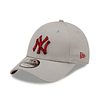 NEW ERA 940 NEW YORK YANKEES GREY