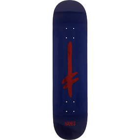 Jake Hayes Credo Navy/Red Foil Deck - 8.0"