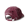 Rosey Over-Dyed Strapback - Burgundy