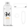 MTN 94 Spray Paint - Blanco (R-9010)