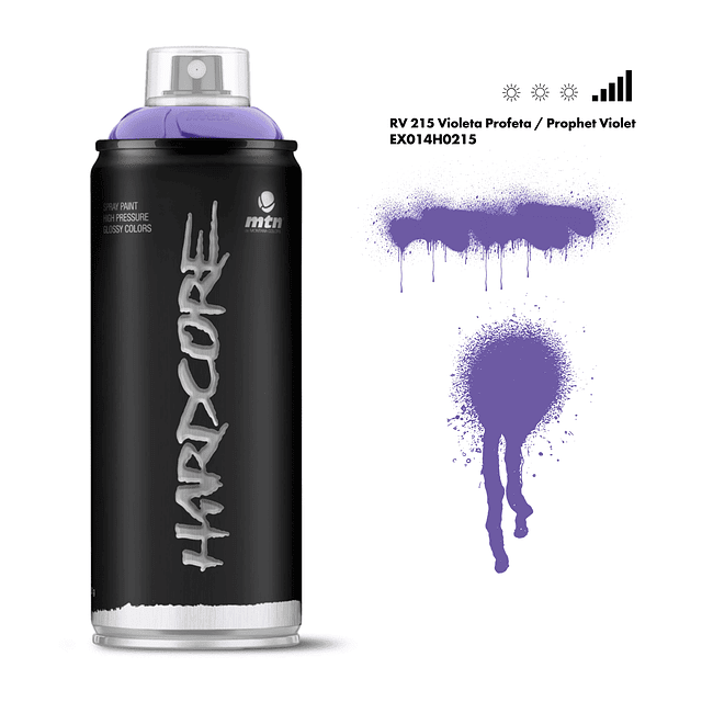 MTN Hardcore Spray Paint - Violeta Profeta (RV-215)