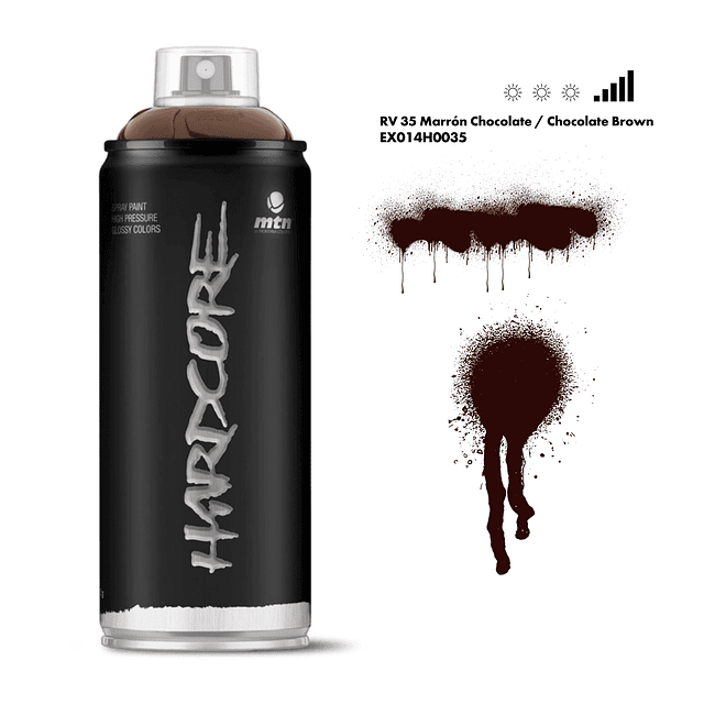 MTN Hardcore Spray Paint - Marron Chocolate (RV-35)