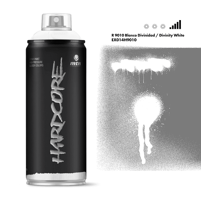 MTN Hardcore Spray Paint - Blanco Divinidad (R-9010)