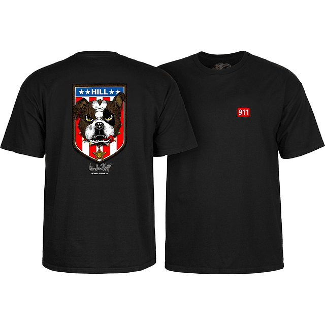 Hill Bulldog T-Shirt - Black