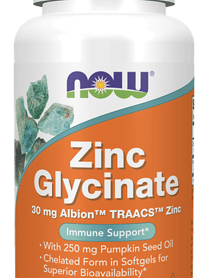 Zinc Glycinate 120 Softgels Now