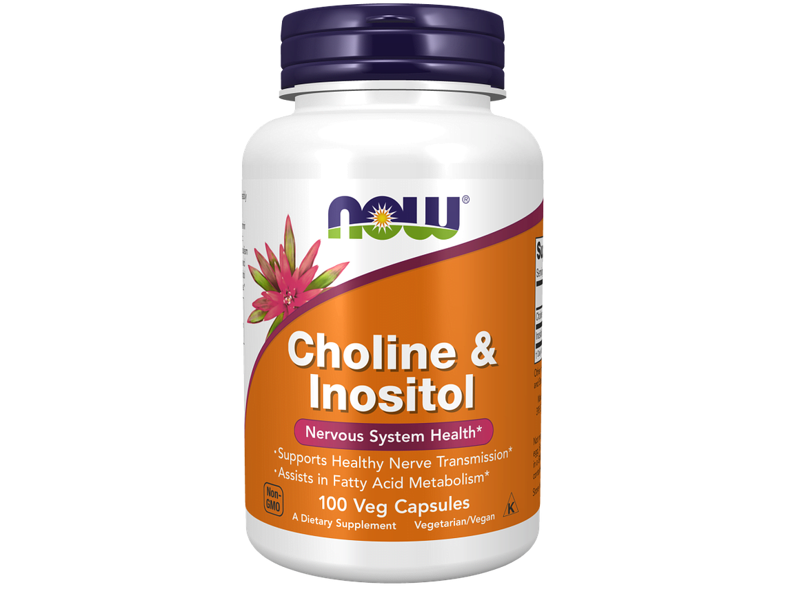 Choline & Inositol 500 mg 100 Cápsulas Now 1