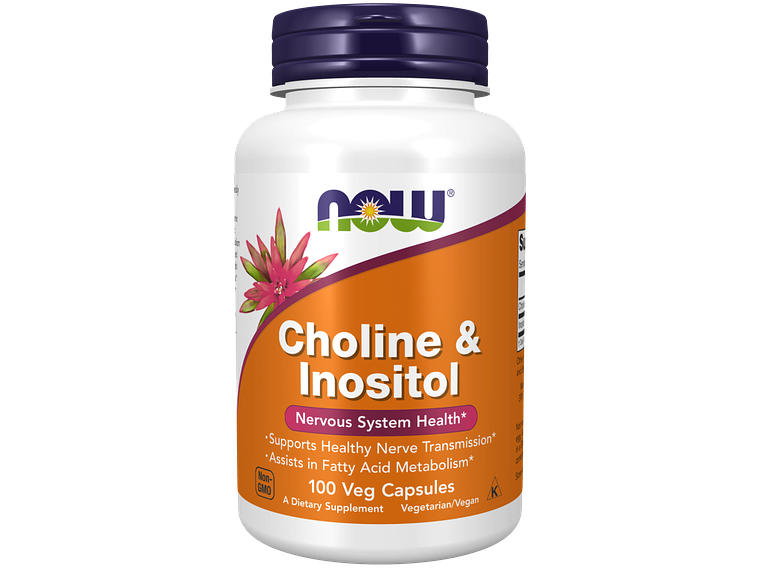 Choline & Inositol 500 mg 100 Cápsulas Now 1