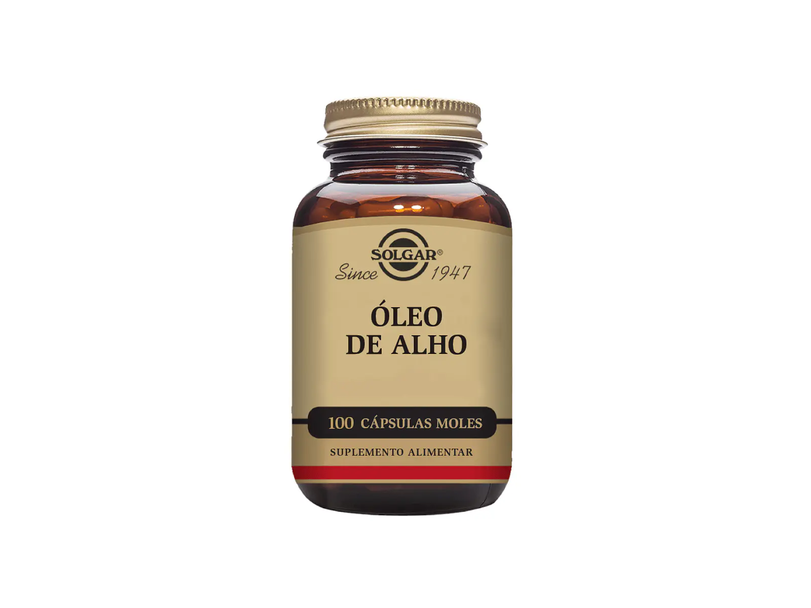 Óleo de Alho 100 Cápsulas Solgar 1