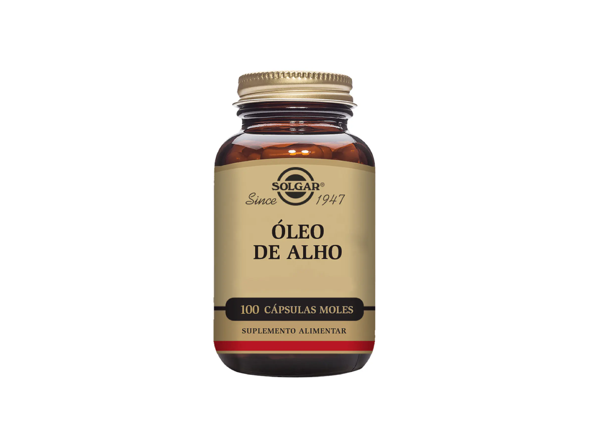 Óleo de Alho 100 Cápsulas Solgar 1