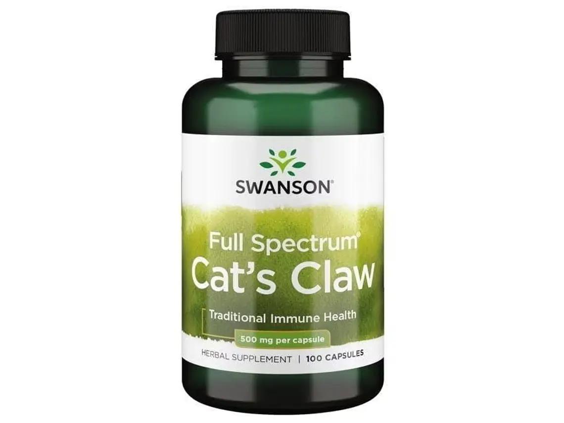 Full Spectrum Cat's Claw 500 Mg 100 Cápsulas  Swanson 1