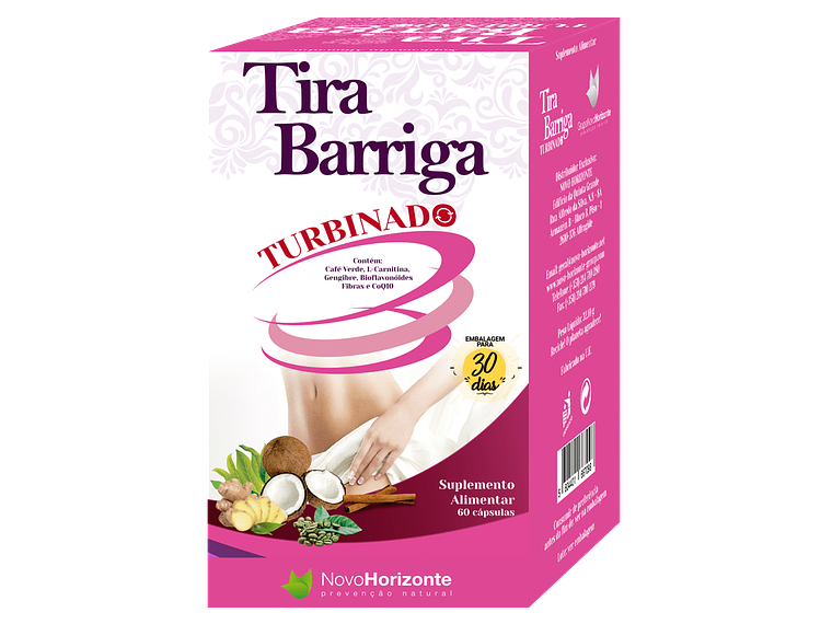 Turbinado Belly Strip 60 Capsules Novo Horizonte 1