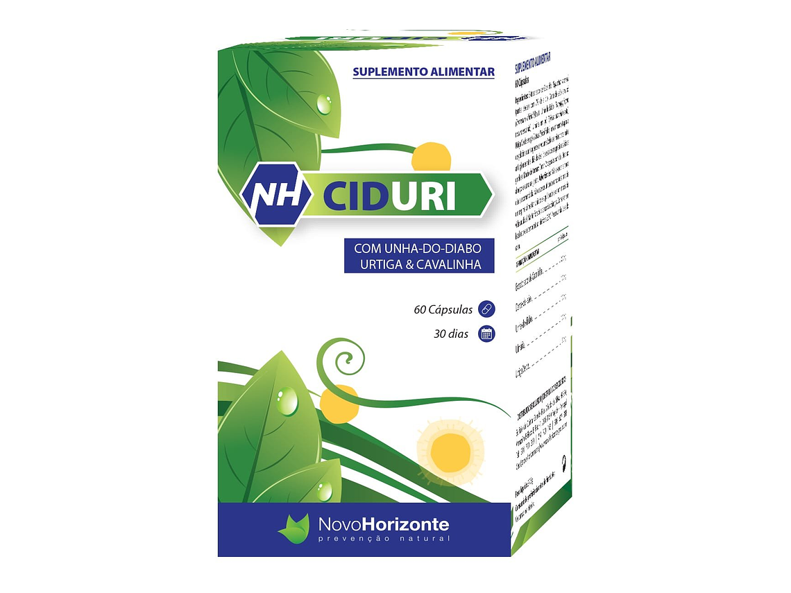 Cid Uri 60 Cápsulas Novo Horizonte 1