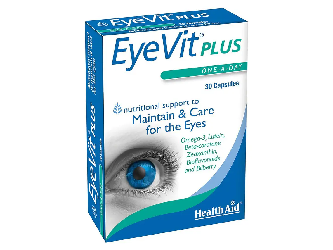 EyeVit Plus 30 Cápsulas HealthAid 1