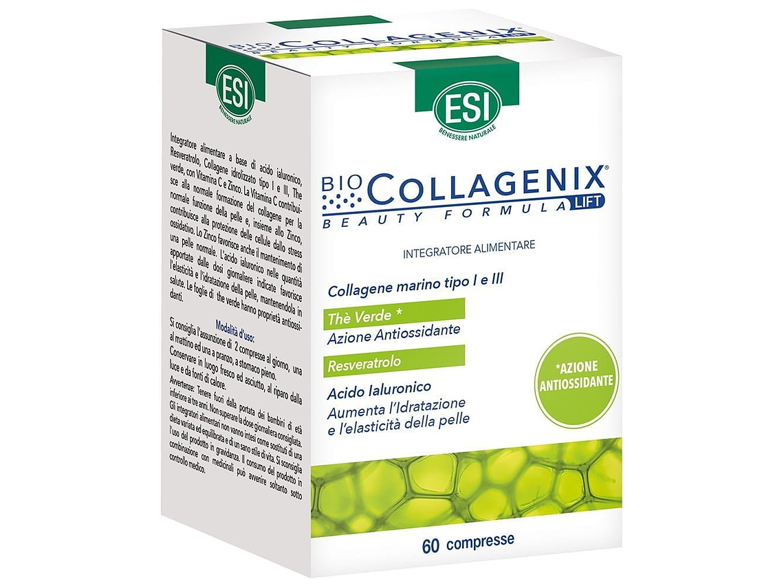 Biocollagenix Antioxidante 60 Comprimidos ESI 1