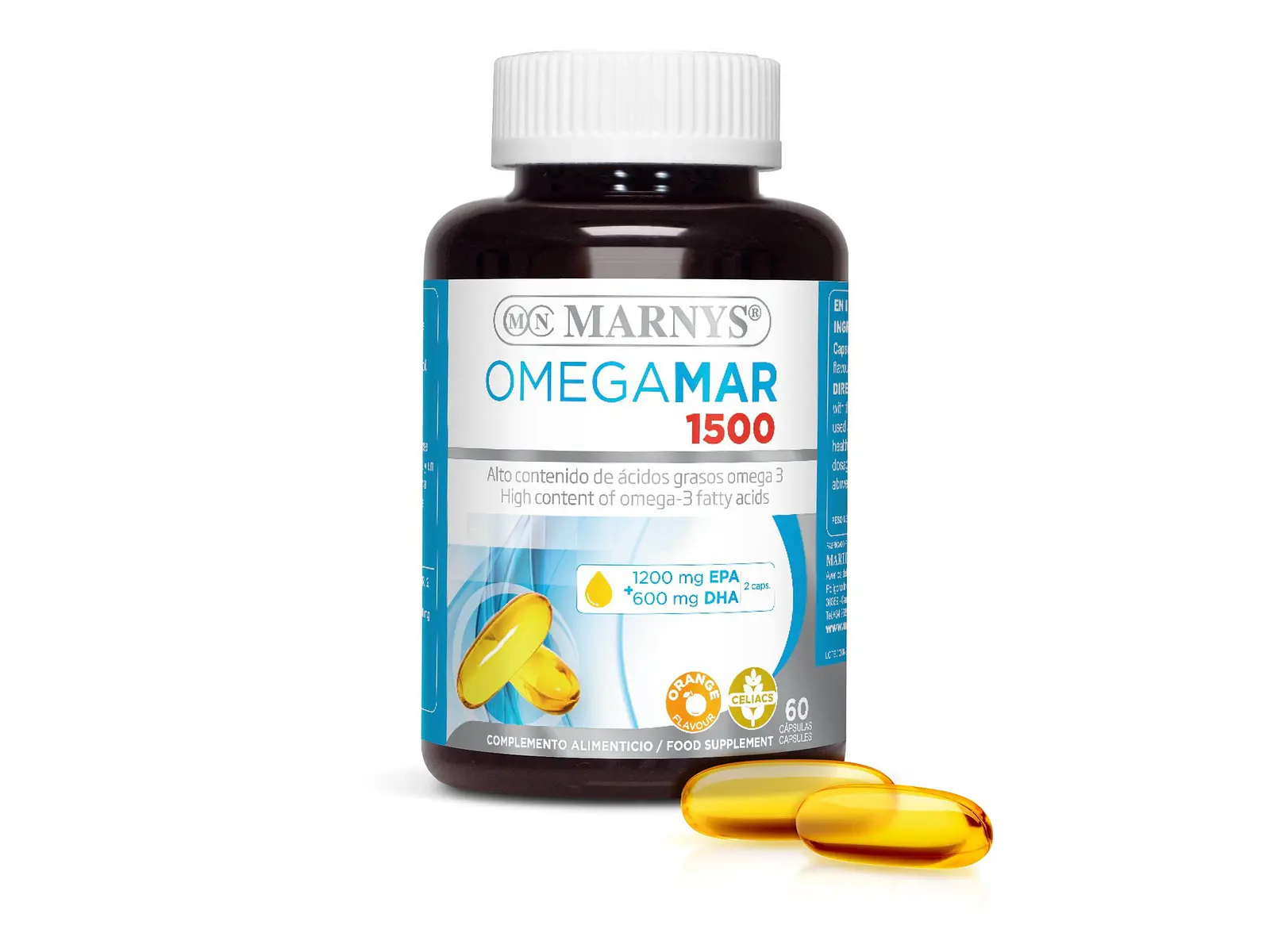 Omegamar 1500 60 Softgels Marnys 1