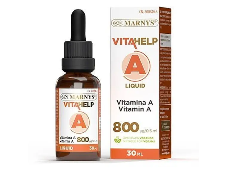 Vitamina A Líquida Vitahelp 30 Ml. Marnys 1