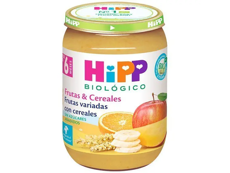 Puré De Frutas Variadas Com Cereais Bio 190 G Hipp 1