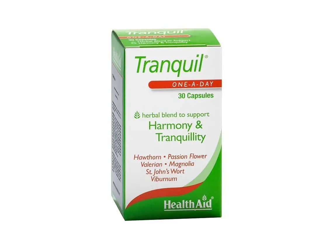 Tranquil 30 Cápsulas HealthAid 1