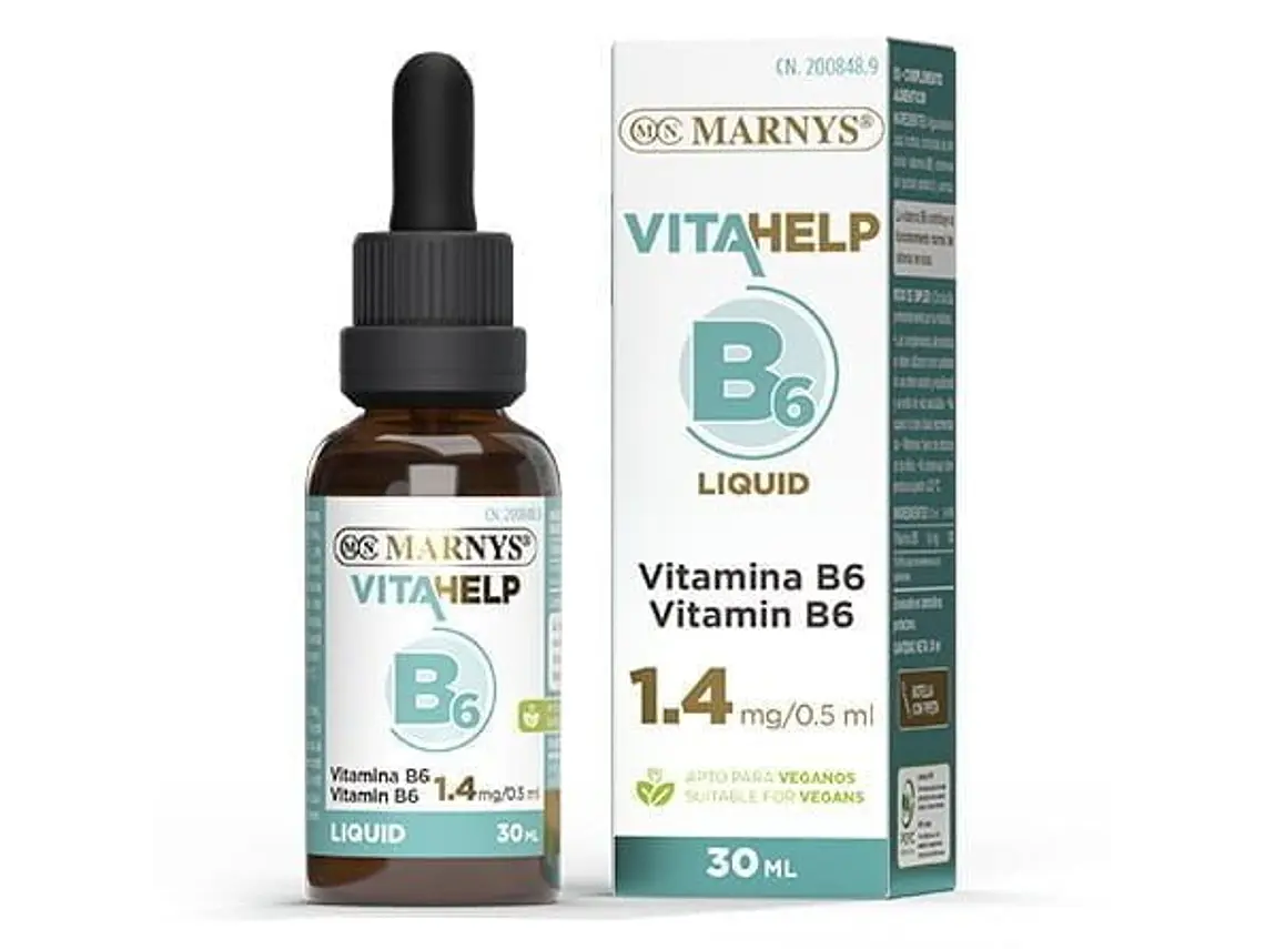 Vitamina B-6 Líquida Vitahelp 30 Ml. Marnys 1
