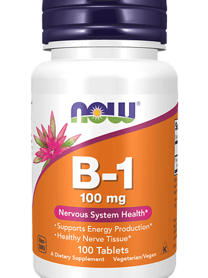 Vitamin B-1 100 mg 100 Comprimidos Now