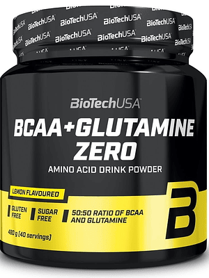 BCAA + Glutamine Zero Limão 480g BiotechUSA
