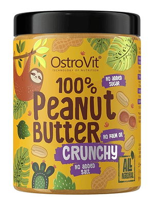 Manteiga Amendoim 100% Crunchy 1Kg Ostrovit