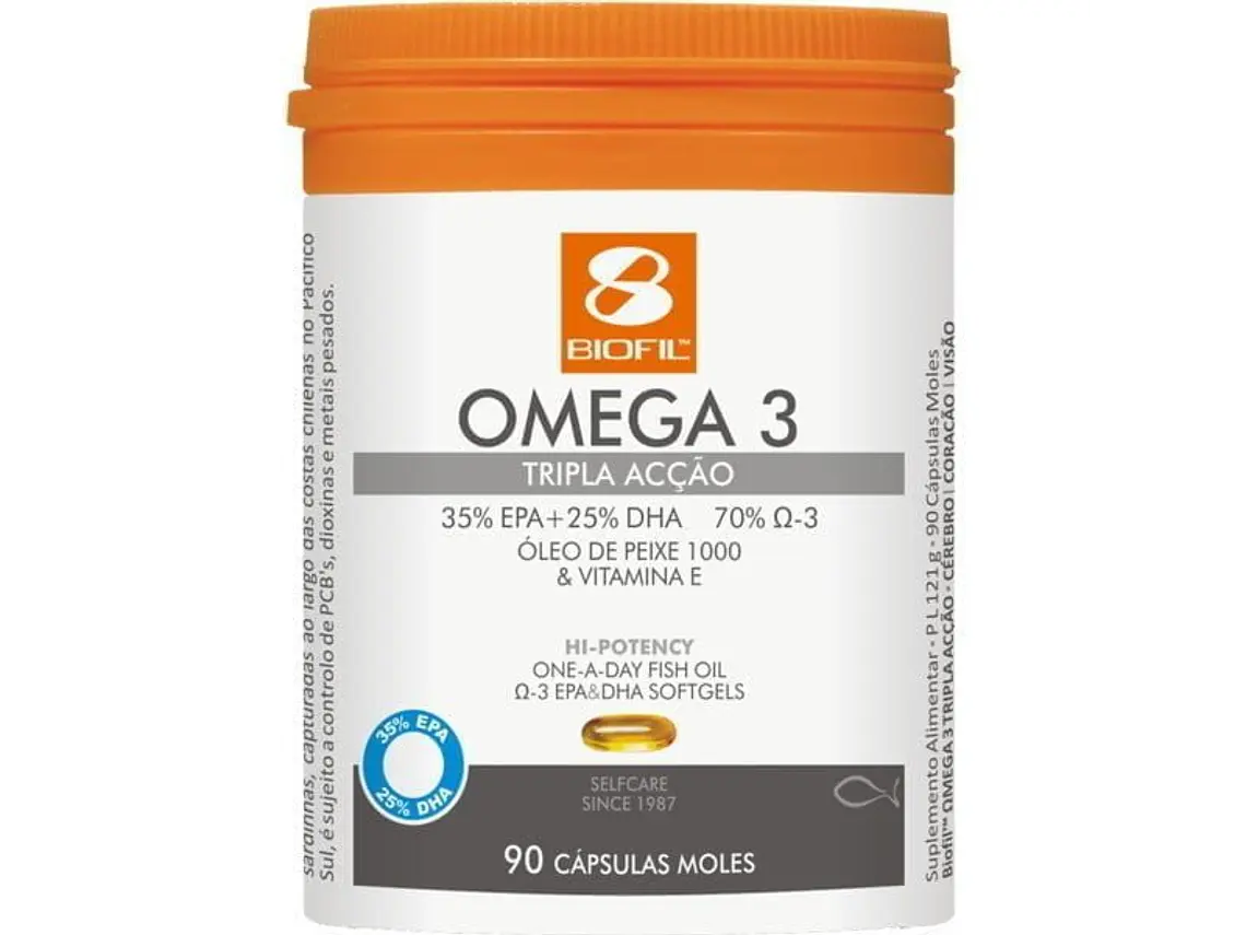 Omega 3 Tripla Ação 90 cápsulas Biofil 1