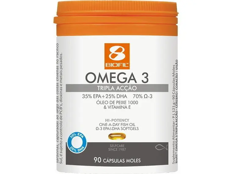 Omega 3 Tripla Ação 90 cápsulas Biofil 1