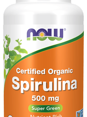 Spirulina 500 mg 100 Comprimidos Now