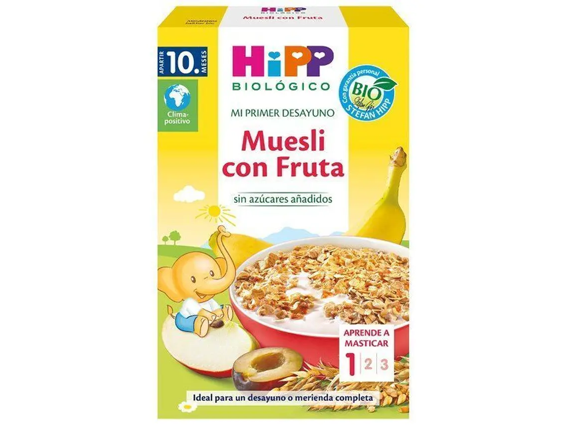 Muesli Com Fruta Bio 200 G Hipp 1