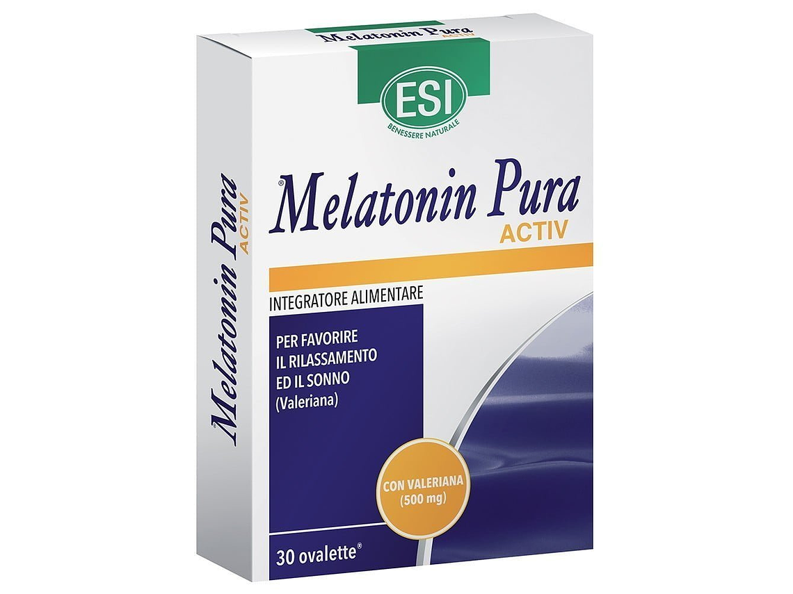 Melatonina Pura Activa 1 Mg. 30 Cápsulas ESI 1