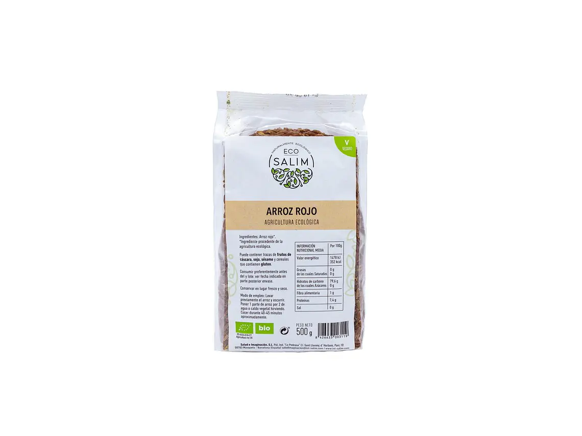 Arroz Vermelhor Integral Bio 500G Eco-Salim 1