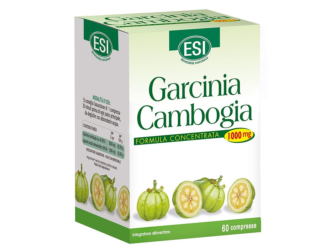 Garcinia Cambogia 1000 mg 60 Comprimidos ESI 1