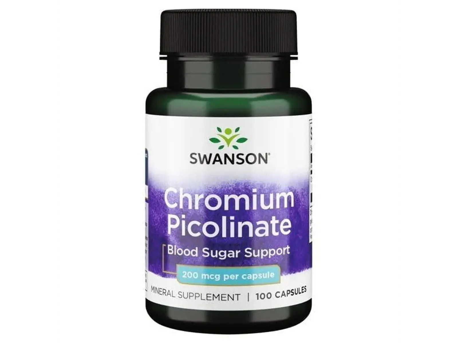 Chromium Picolinate 200 Mcg 100 Cápsulas  Swanson 1