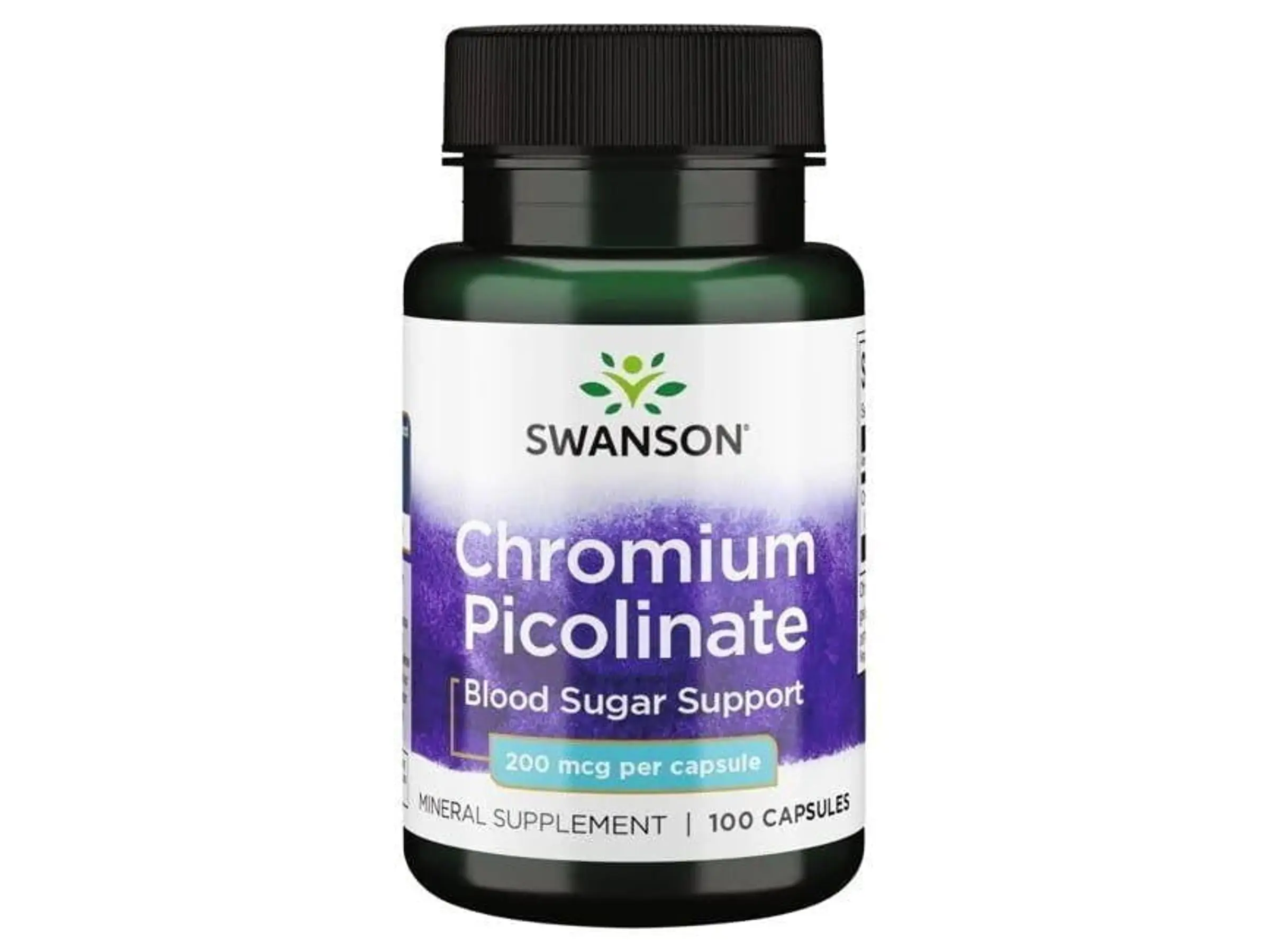Chromium Picolinate 200 Mcg 100 Cápsulas  Swanson 1