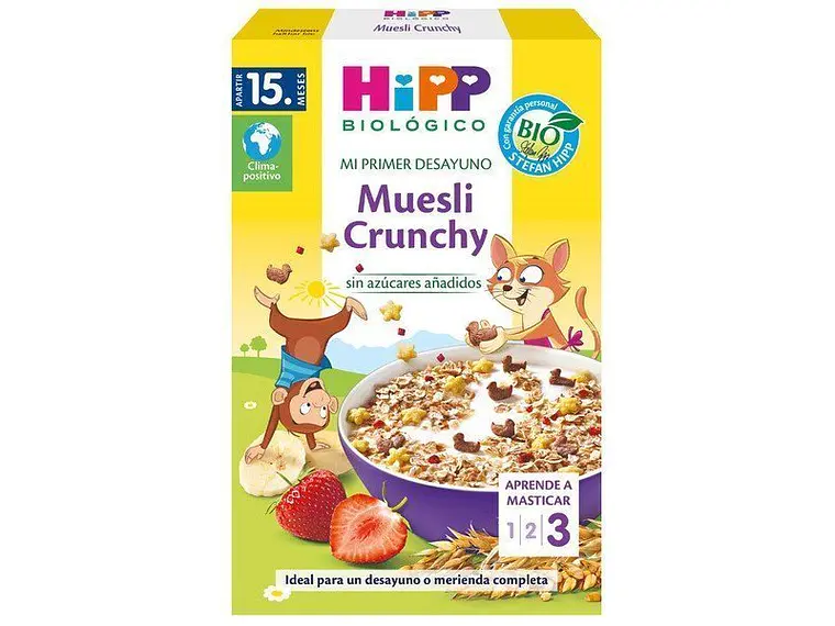 Muesli Crunchy Bio 200 G Hipp 1