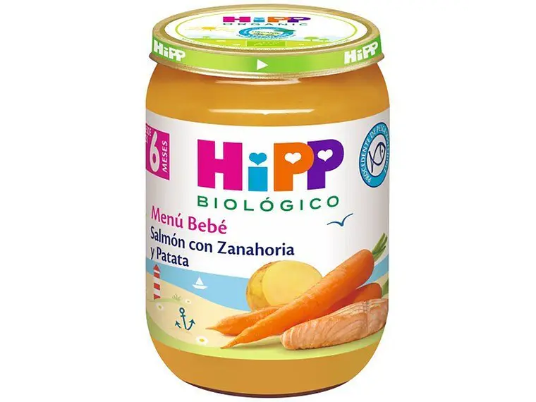 Puré De Salmão Com Cenoura E Batata 190 G Hipp 1