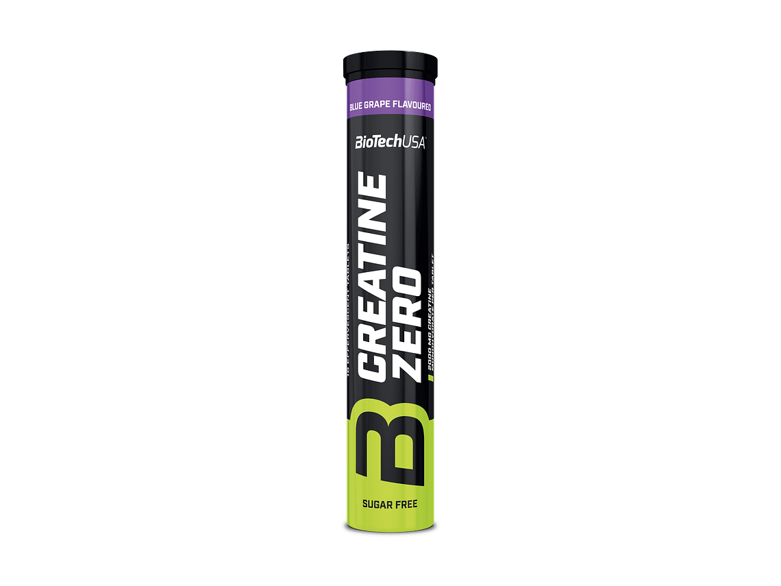 Creatina Zero efervescente 16 Comprimidos Blue Grape BiotechUSA 1