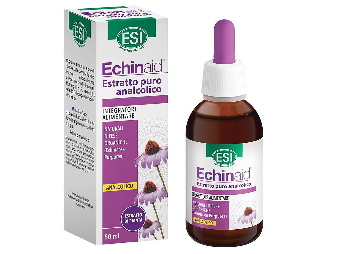 Equinácea Extrato S/ Álcool 50 Ml. ESI 1