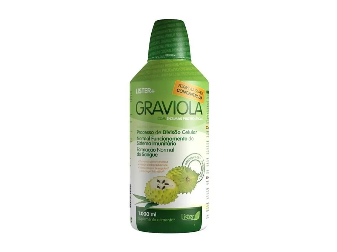 Graviola com Enzimas Proteolíticas 1 lt Lister 1