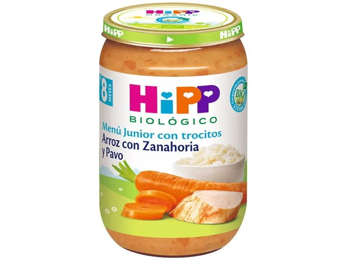 Puré De Arroz Com Cenoura E Perú Bio 220 G Hipp 1
