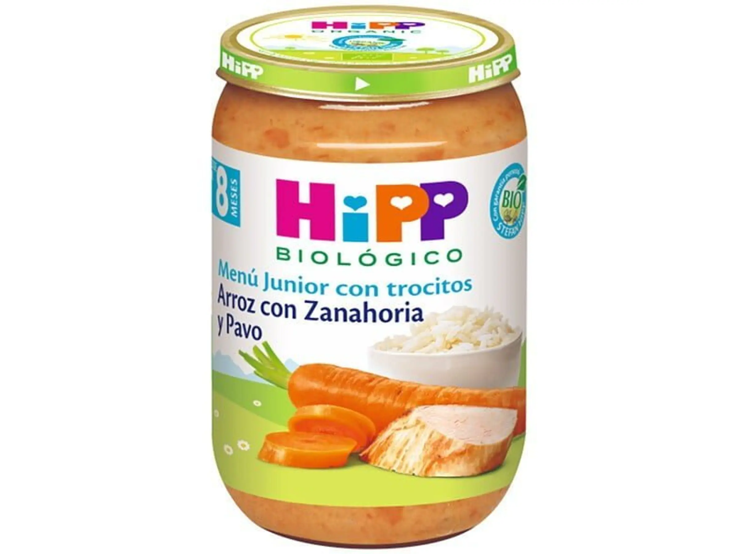 Puré De Arroz Com Cenoura E Perú Bio 220 G Hipp 1