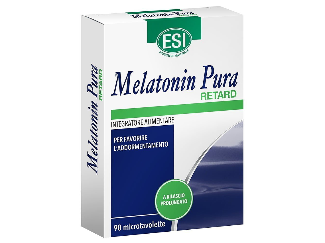 Melatonina Pura Retard 90 Comprimidos ESI 1