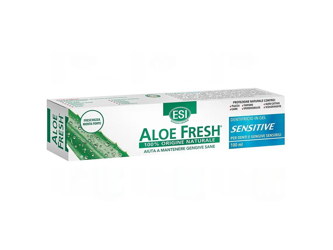 Gel Dentífrio Aloe Fresh Sensitive 100 Ml ESI 1