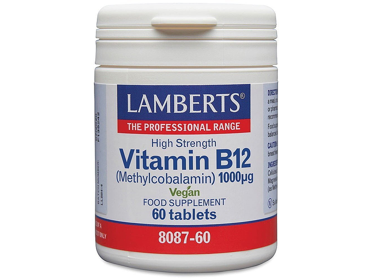 Vitamin B12 1000ug 60 Comprimidos Lamberts 1